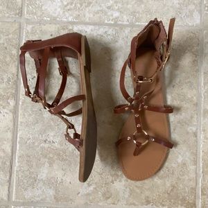 3/$15 Forever21 Brown Sandals